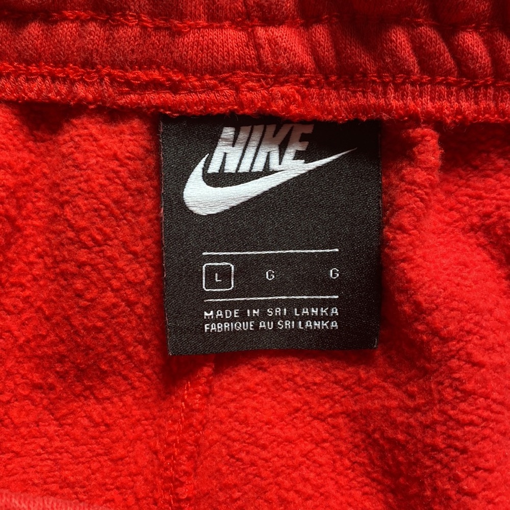 Nike Men’s Red Club Fleece Sweatpants - Picture 8 of 8